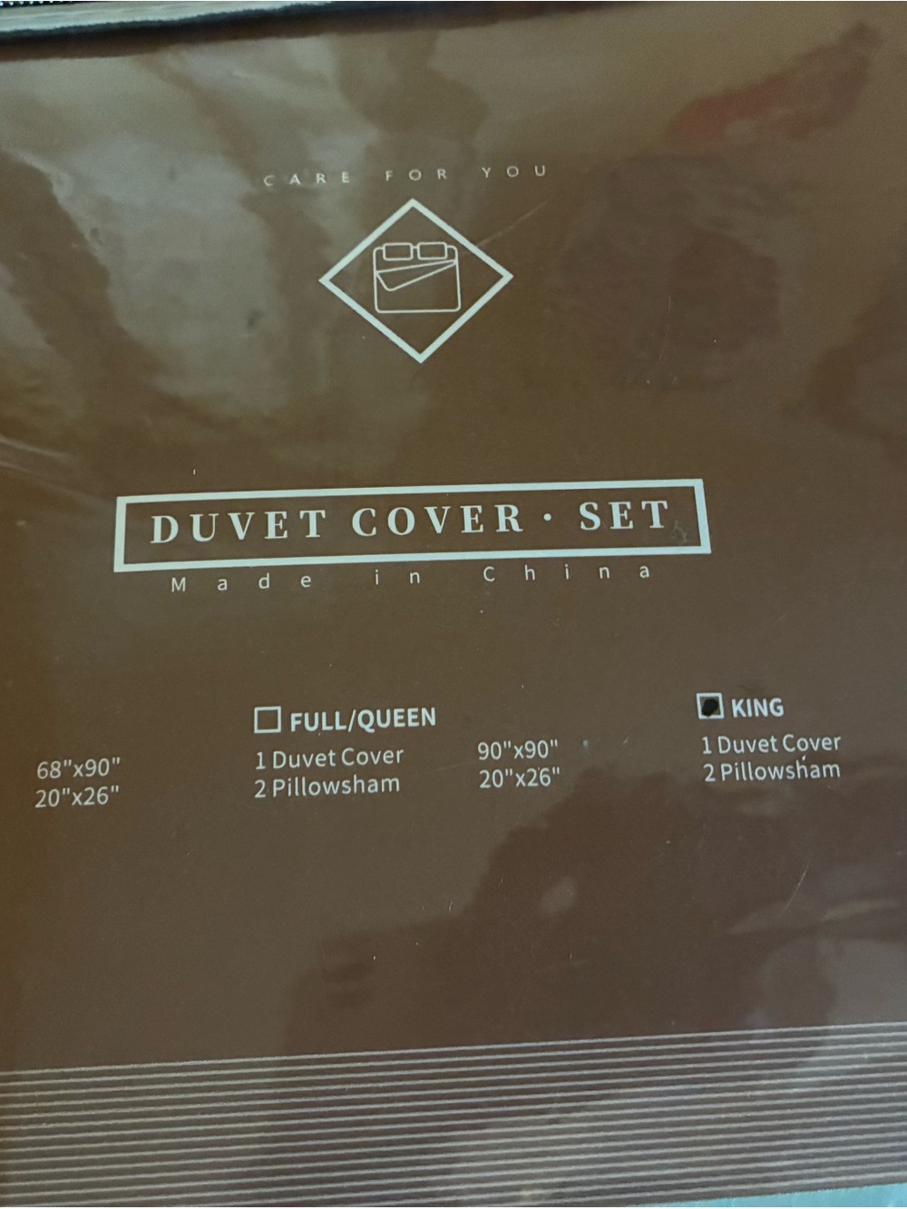 3- piece green duvet cover set king size 104x90”